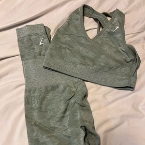 Gymshark seamless camo set